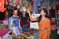 Mokshitha Launch Silk of India Exhibition